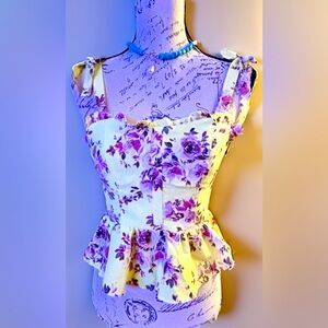 New Sofia Vergara Floral Peplum Top